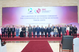 Timor-Leste Joins Convention on Cluster Munitions at Vientiane Conference